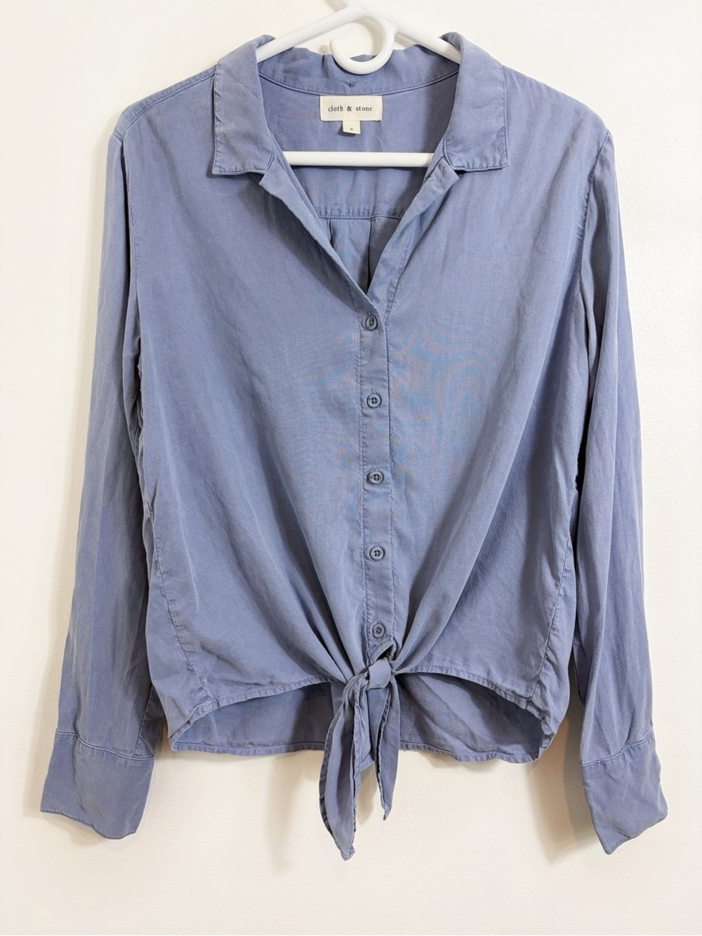 Anthropologie Cloth & Stone Lyocell Button Down Blouse